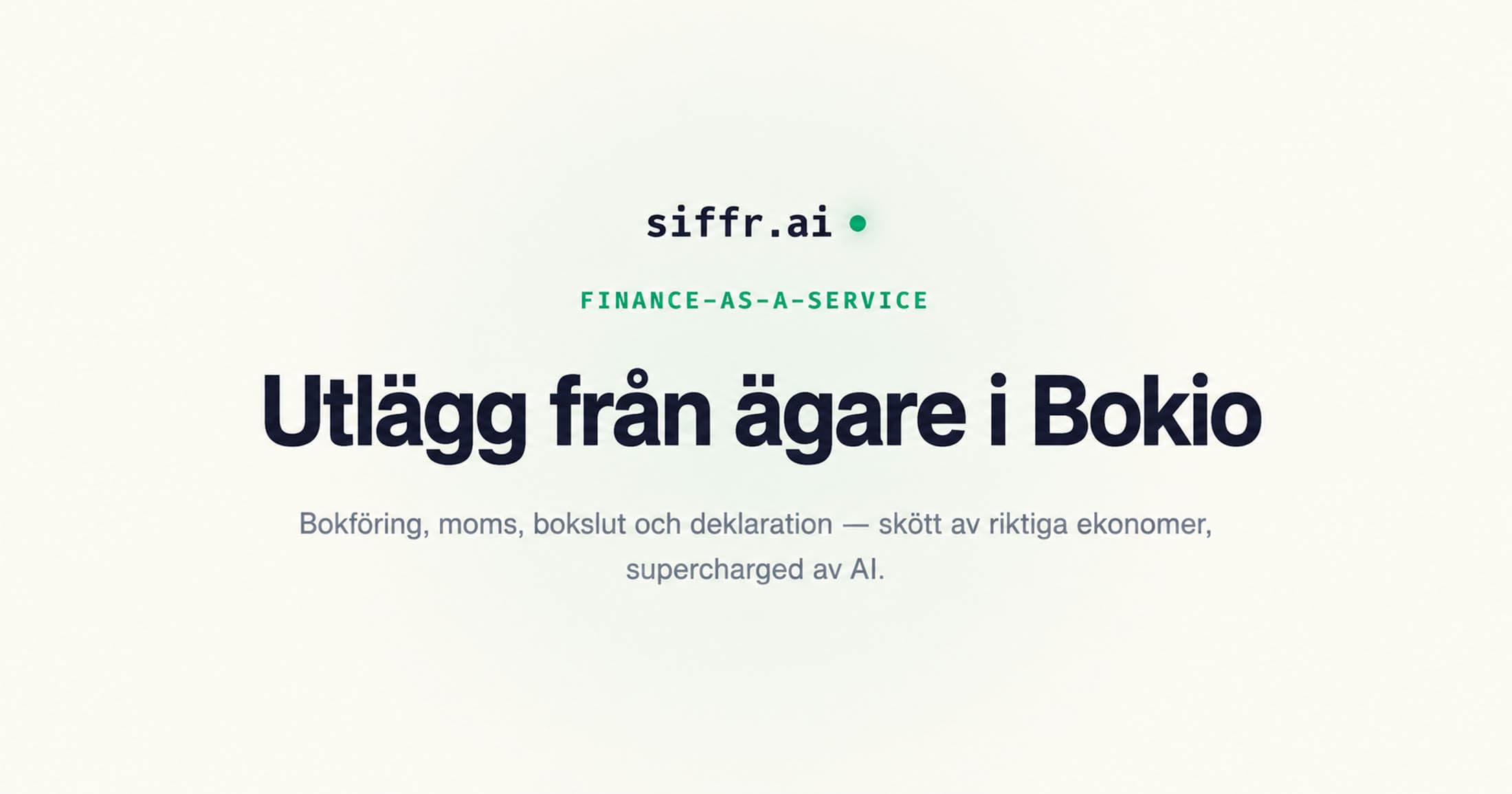 Utlägg från ägare i Bokio — rätt sätt att bokföra när du lagt ut egna pengar för bolaget