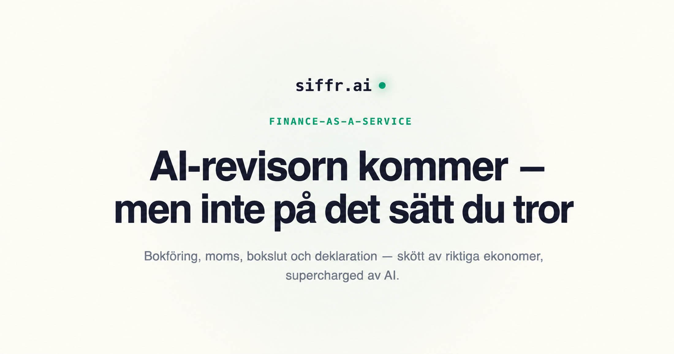AI-revisorn kommer — men inte på det sätt du tror