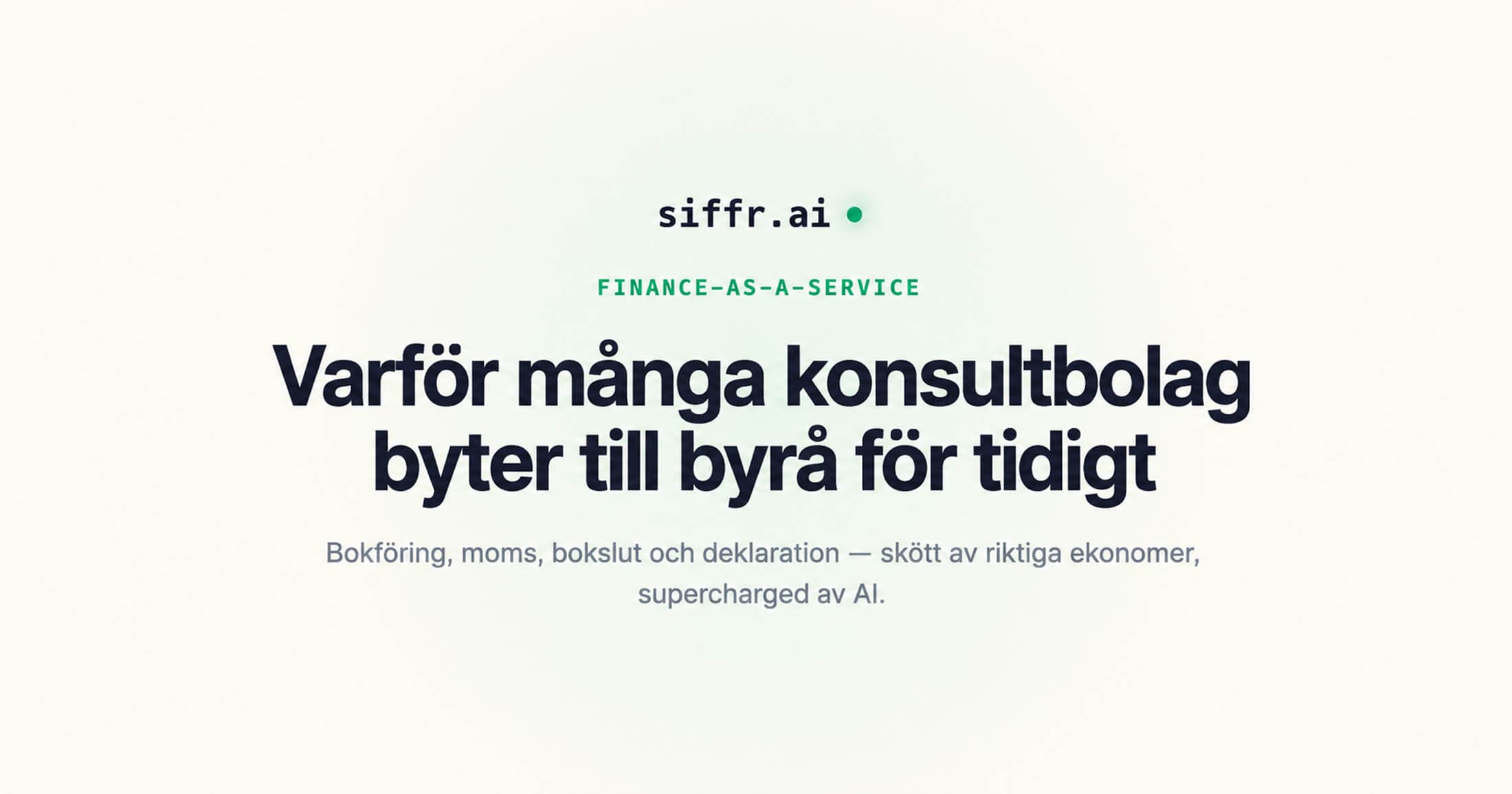 Varför många konsultbolag byter till byrå för tidigt — och varför andra väntar för länge