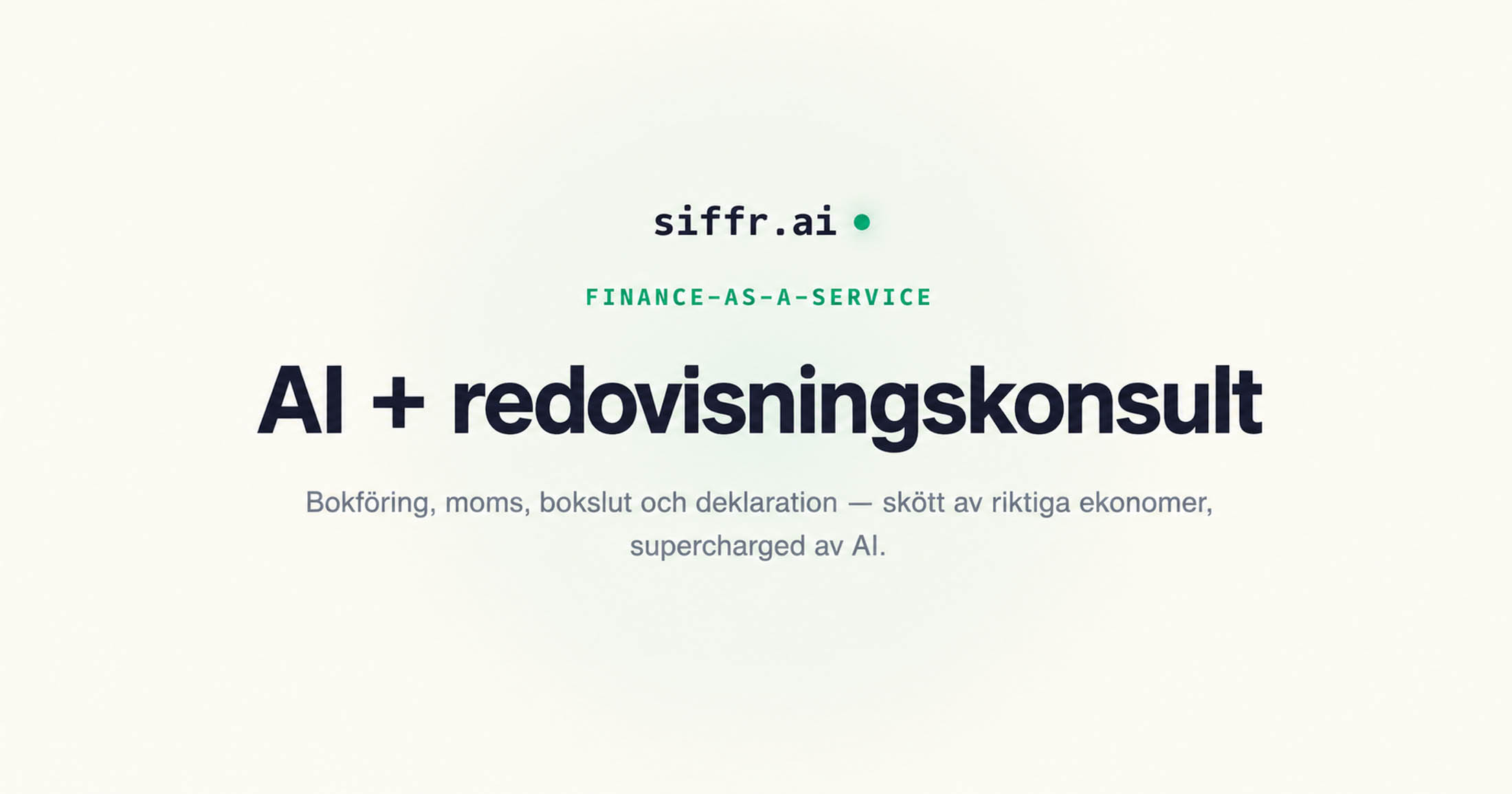 AI + redovisningskonsult — varför kombinationen slår båda separat