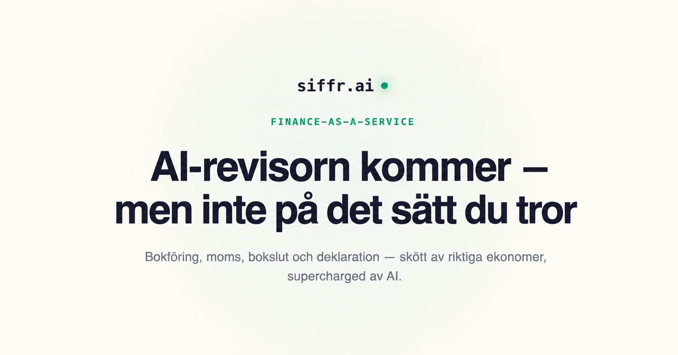 AI-revisorn kommer — men inte på det sätt du tror