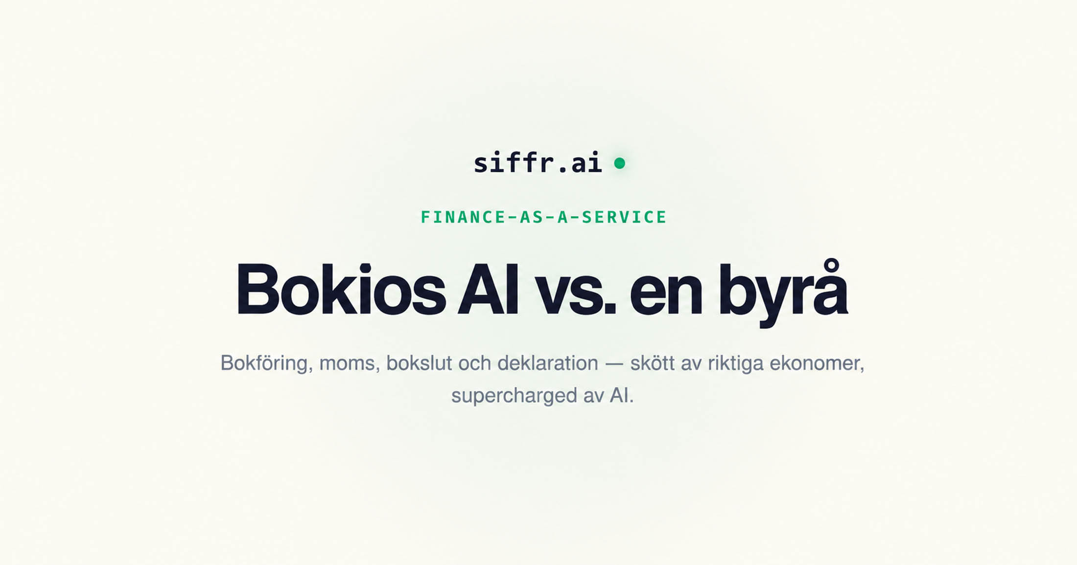 Bokios AI vs. en byrå — vad automatiseringen faktiskt klarar idag (och vad den inte gör)