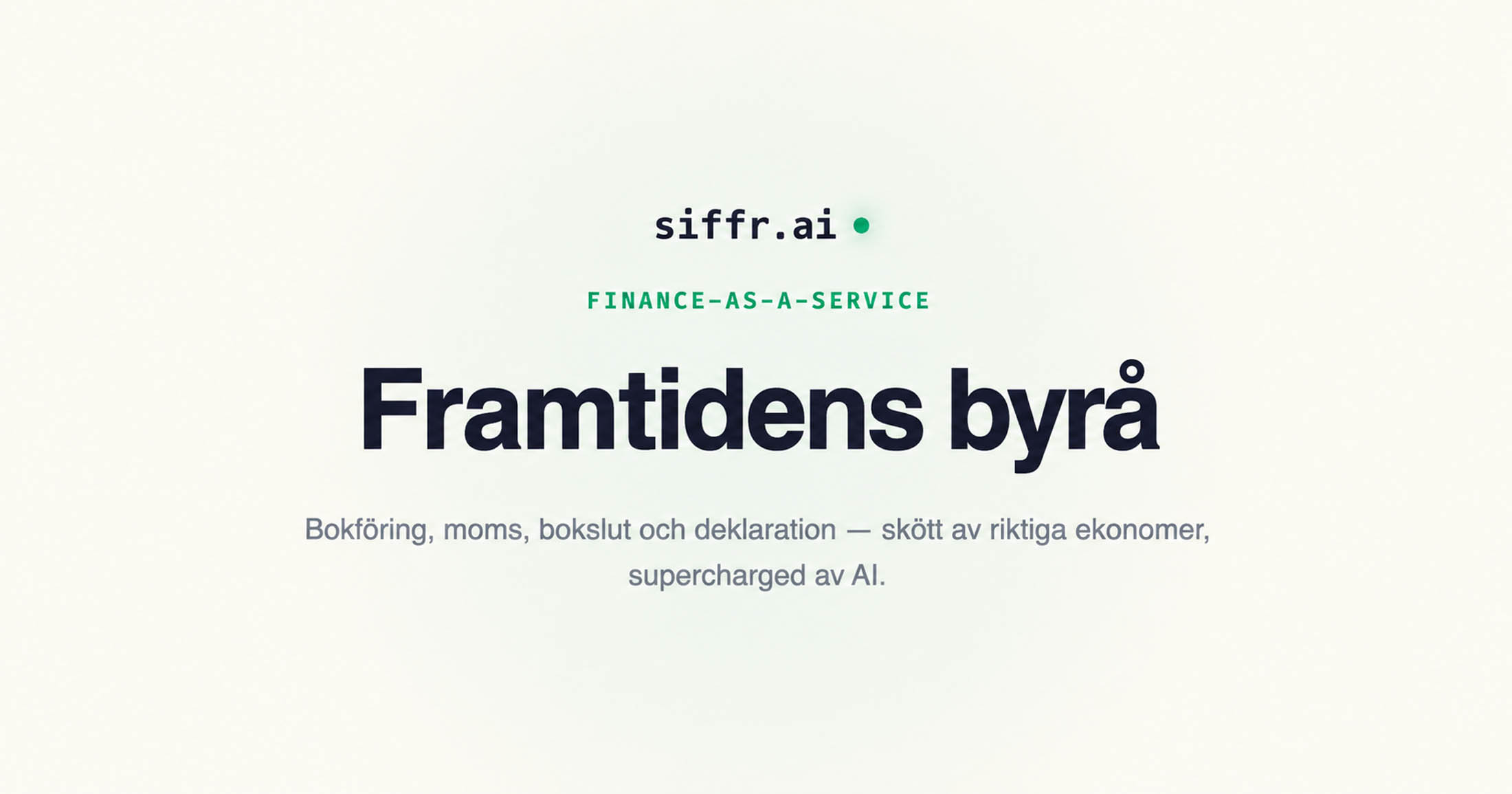 Framtidens byrå — från bokföring till proaktiv ekonomisk rådgivning
