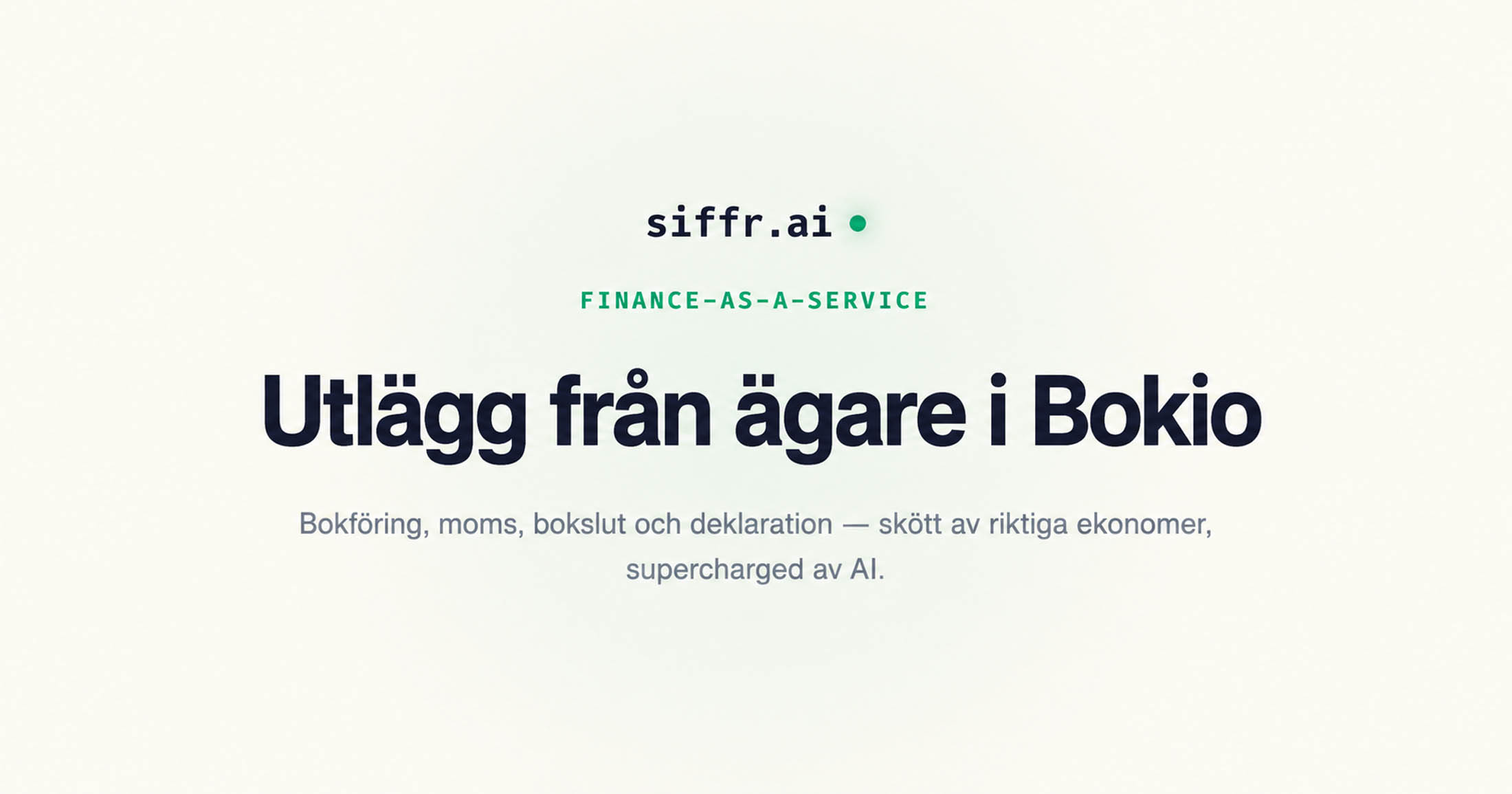 Utlägg från ägare i Bokio — rätt sätt att bokföra när du lagt ut egna pengar för bolaget